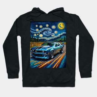 Camaro in starry night Hoodie